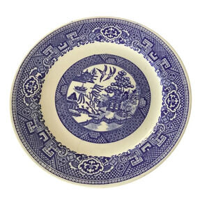 Homer Laughlin desert plates vintage made in USA willow ware Asian Orien…